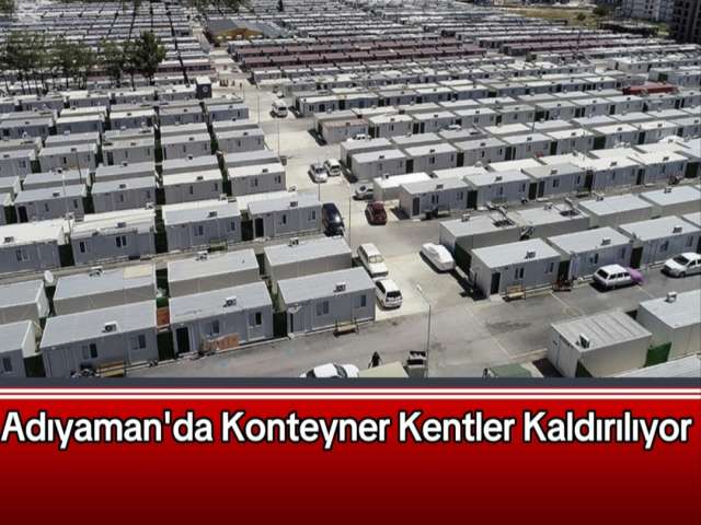 Konteyner Kentler Kaldırılıyor