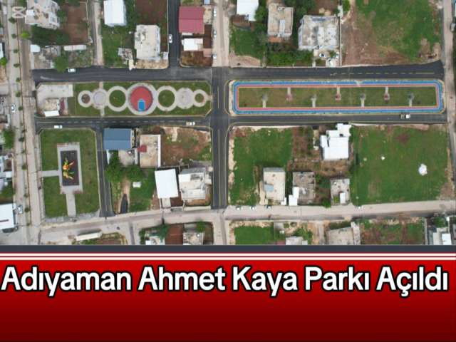 Ahmet Kaya Parkı Açıldı