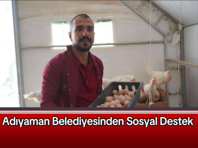 Adıyaman Belediyesinden Sosyal Destek